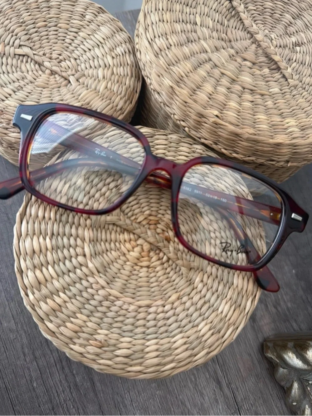 New Ray-Ban Eyeglasses RED TORTOISE
